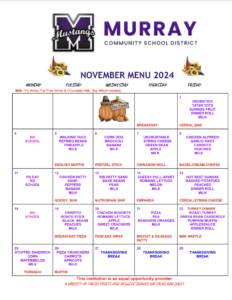 November Menus